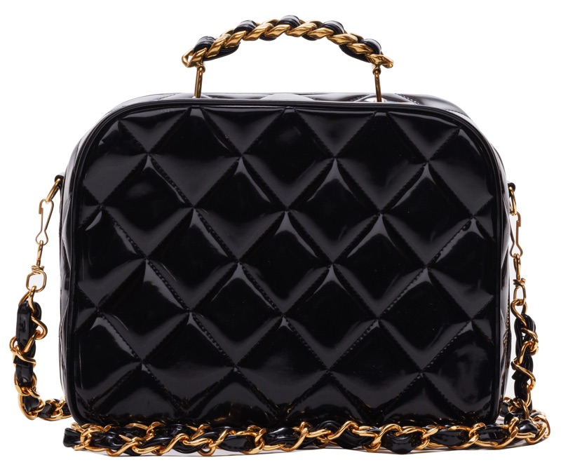 CHANEL【シャネル】マトラッセ 2Way チェーンショルダー エナメル 黒（ゴールド金具） レディース バッグ ショルダーバッグ レディース  【中古】【送料無料】 | 山本屋オンラインショップ