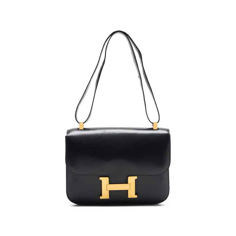【クーポン付!】HERMES【エルメス】コンスタンス23 ショルダーバッグ ボックスカーフ 黒(ゴールド金具)ショルダーバッグ ミニショルダーバッグ レディースバッグ レディースバッグ ハイブランド【中古】【送料無料】|Vintage La Charme