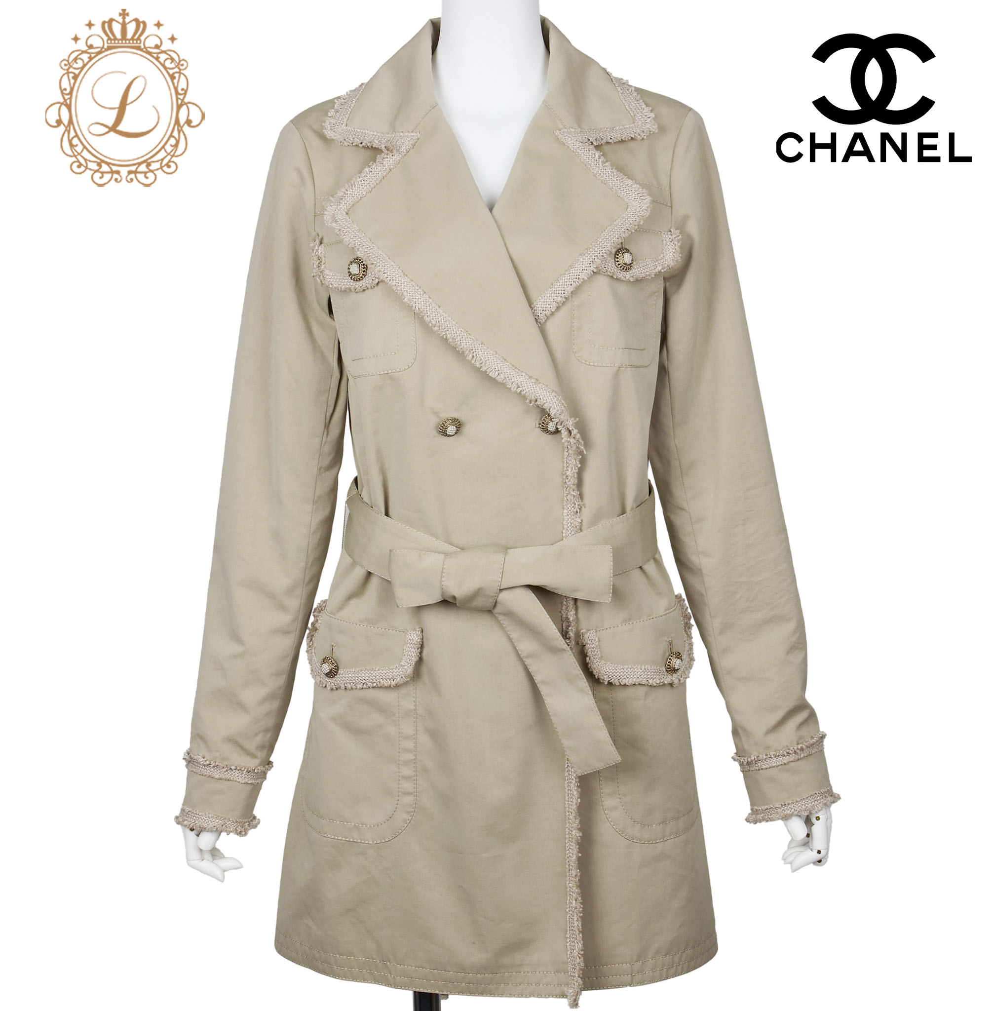 楽天市場】【返品可】CHANEL シャネル ココボタン ココマーク ブラウス