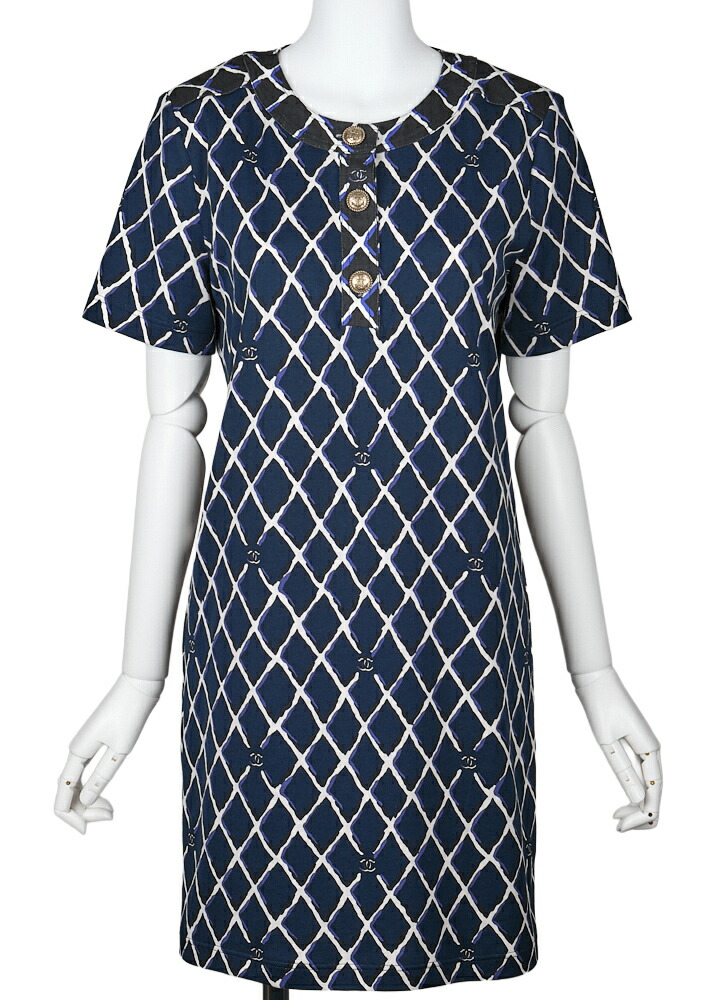 楽天市場】シャネル ワンピース ココボタン 36サイズ ボーダー