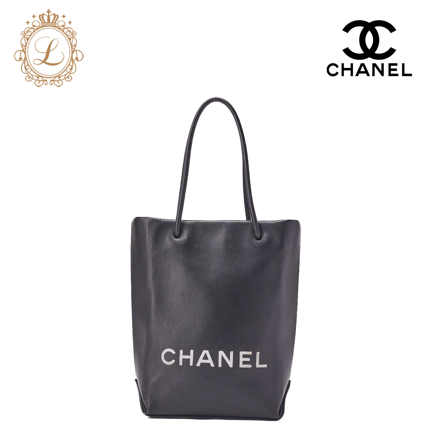 シャネル CHANEL ハンドバッグ トートバッグ 鞄 ココマーク ロゴボタン CHANEL - シャネル CHANEL ハンドバッグ トートバッグ 鞄 ココ