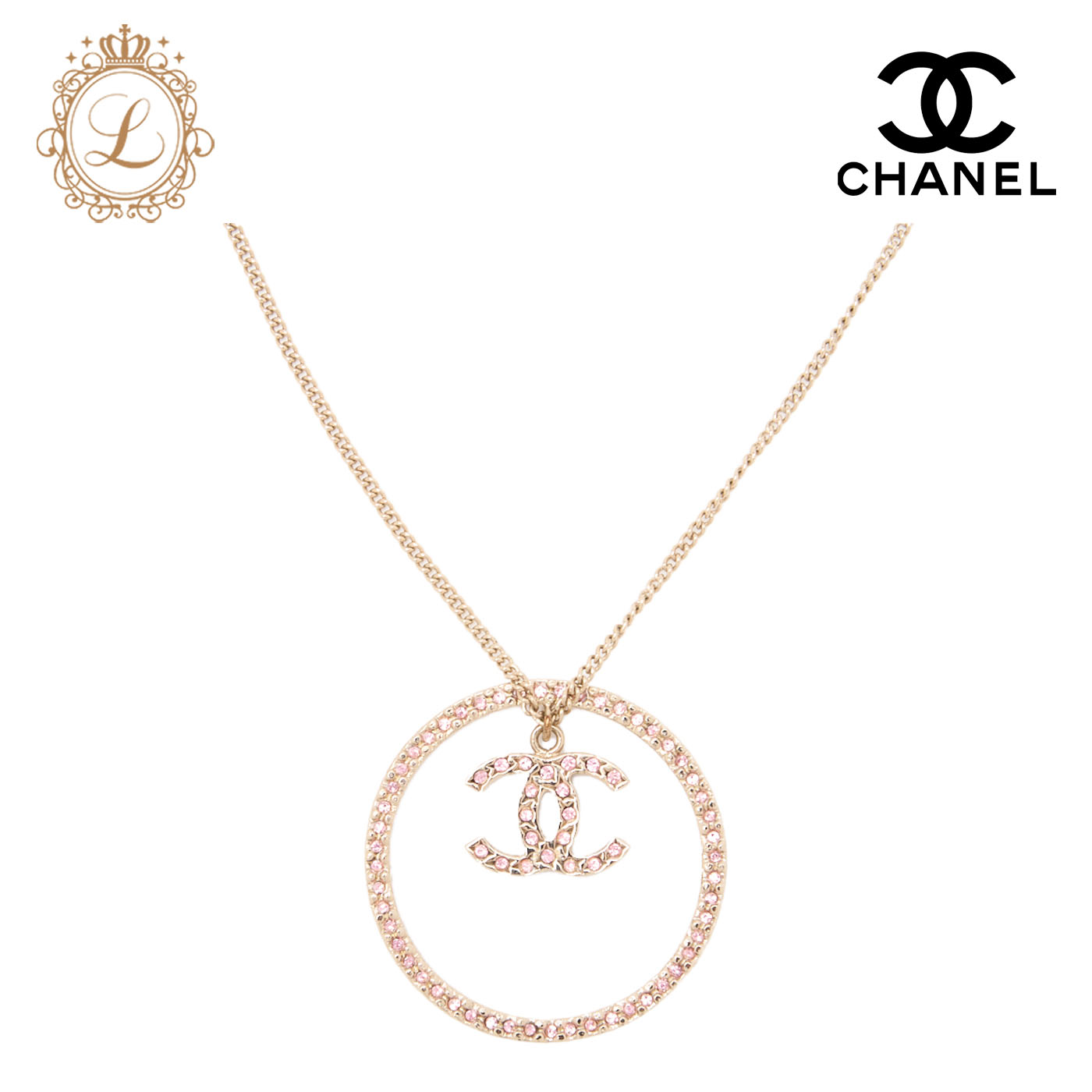 CHANELシャネル クローバー　四つ葉　ココマーク　ペンダントトップ　ゴールド シャネル☆CHANEL☆ココマーク☆クローバーネックレス☆メタル