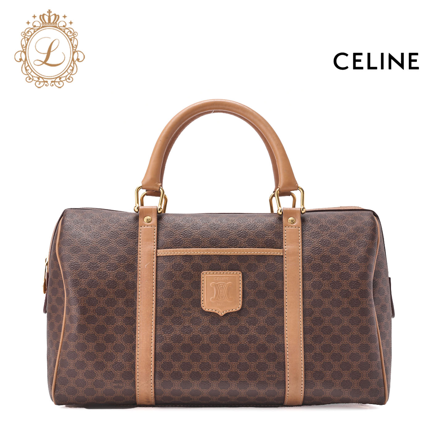 楽天市場】セリーヌ CELINE オールドセリーヌ 半円ボストン