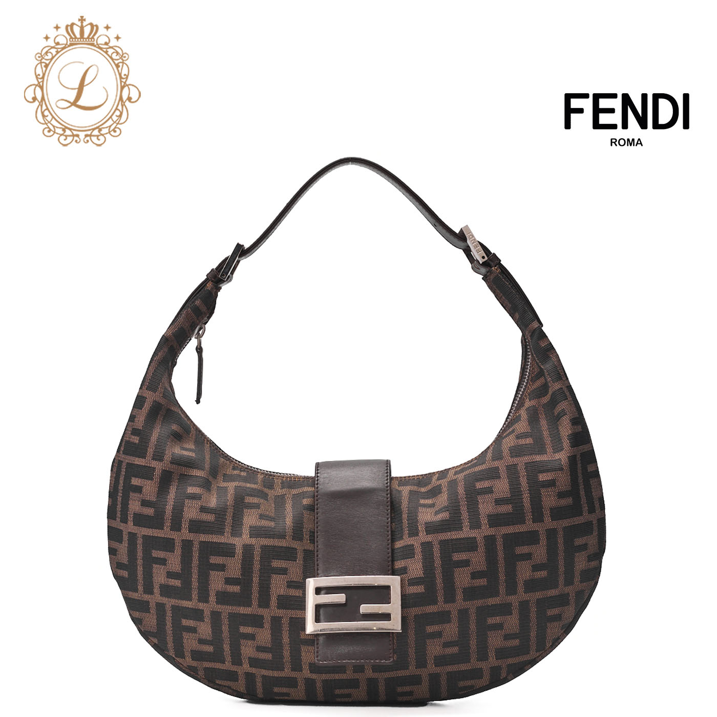 FENDI フェンディ ズッカ ワンショルダーバッグ V字ファスナー 楽天市場】FENDI フェンディ ズッカ ワンショルダーバッグ V字