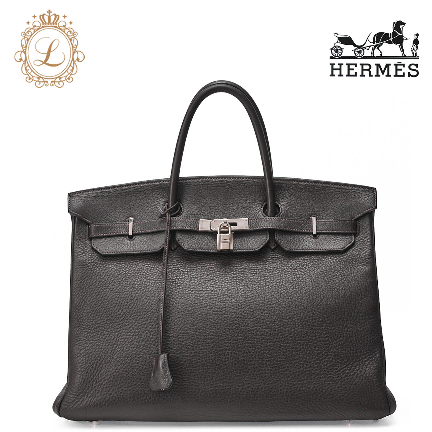 楽天市場】エルメス HERMES バーキン40 ハンドバッグ