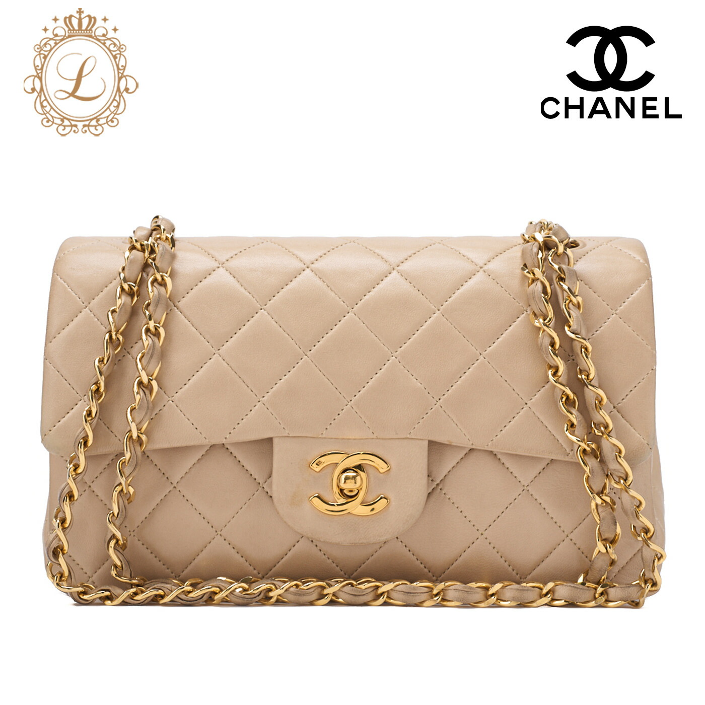 楽天市場】CHANEL シャネル バブルキルト フラップバッグ W