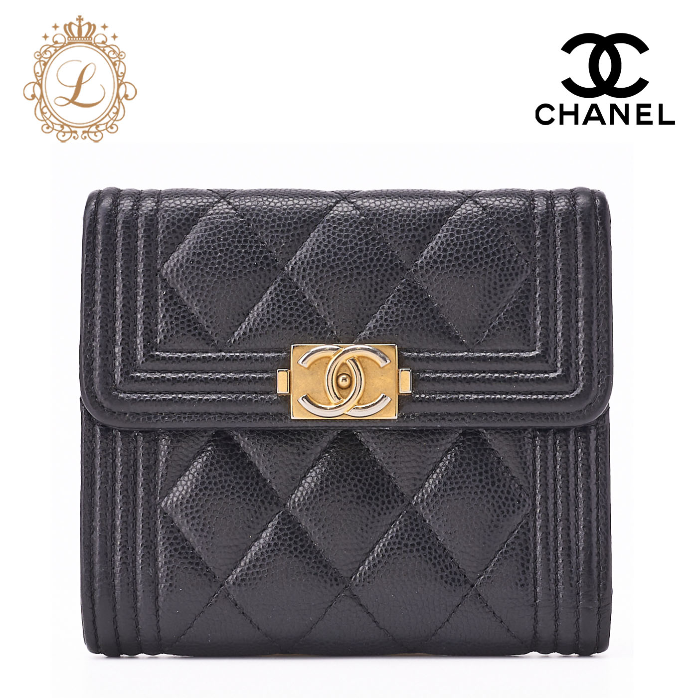 楽天市場】CHANEL シャネル クラシック スモールウォレット