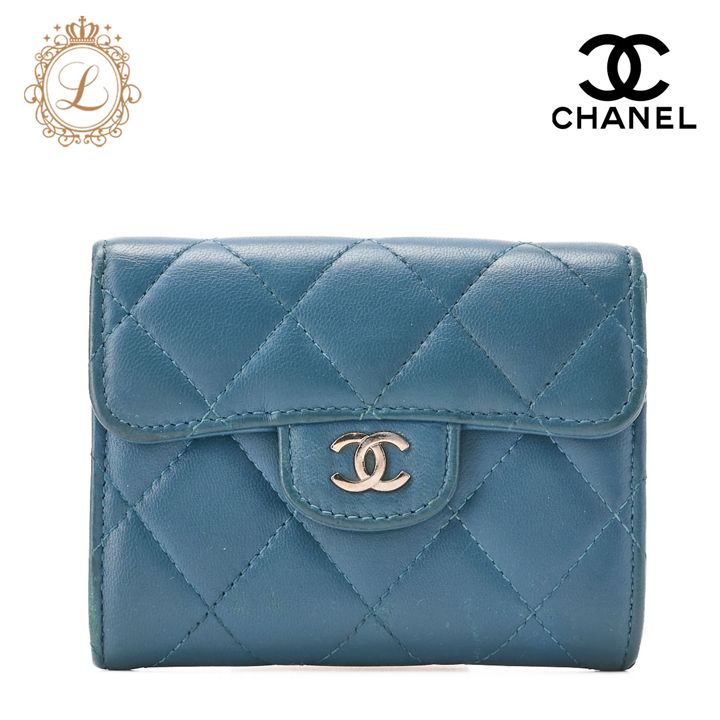 CHANEL シャネル マトラッセ ラムスキン 財布 コンパクト シルバー金具 楽天市場】CHANEL□ マトラッセ ミニ財布 ラムスキン ブラック