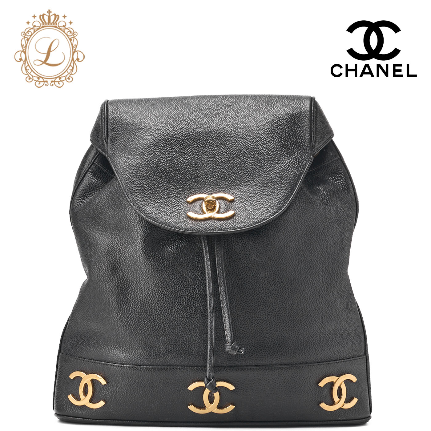 楽天市場】CHANEL（シャネル） キャビアスキン バックパック リュック