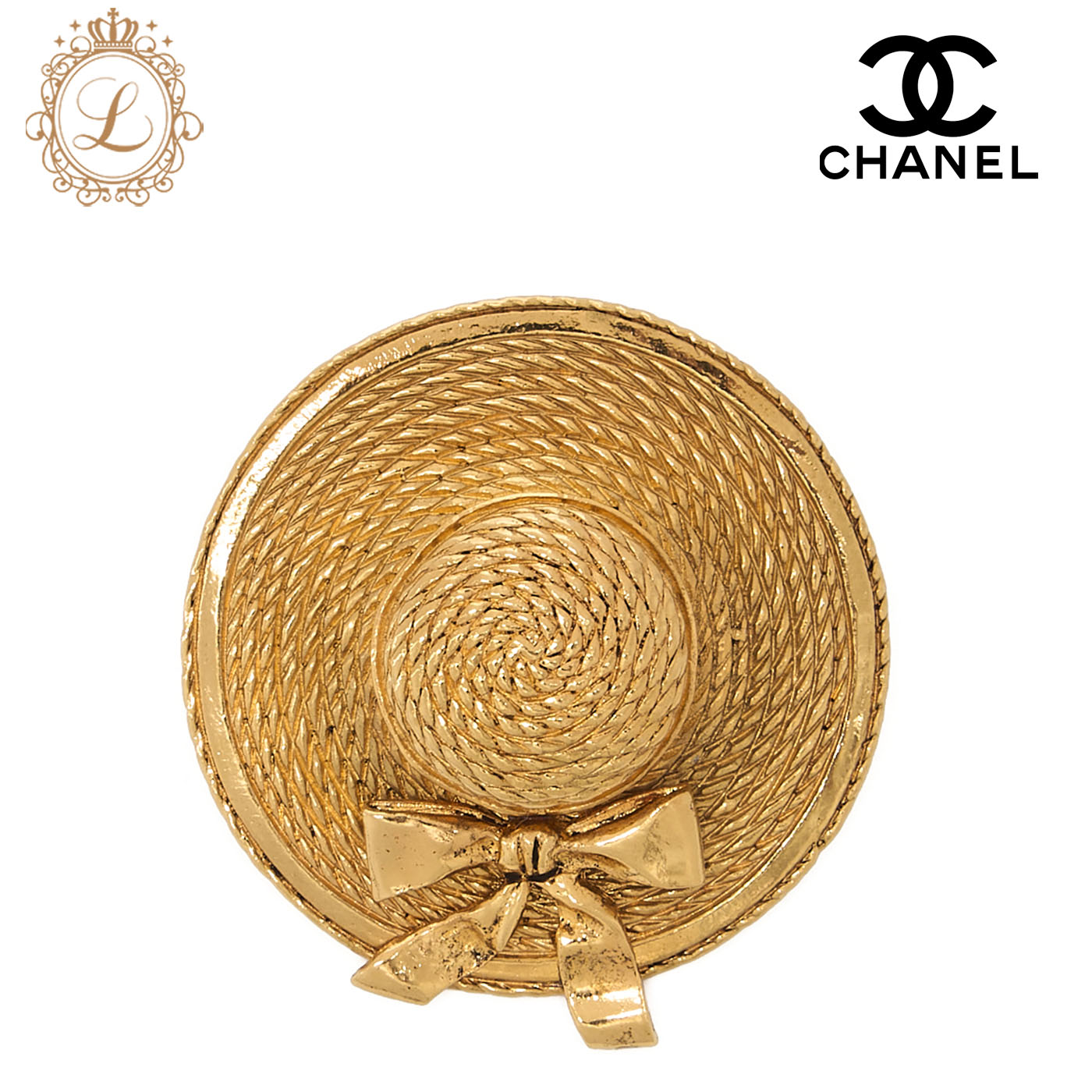 CHANEL シャネル アクセサリー ブローチ 麦わら帽子 レディース 人気 楽天市場】シャネル CHANEL ブローチ 麦わら帽子モチーフ