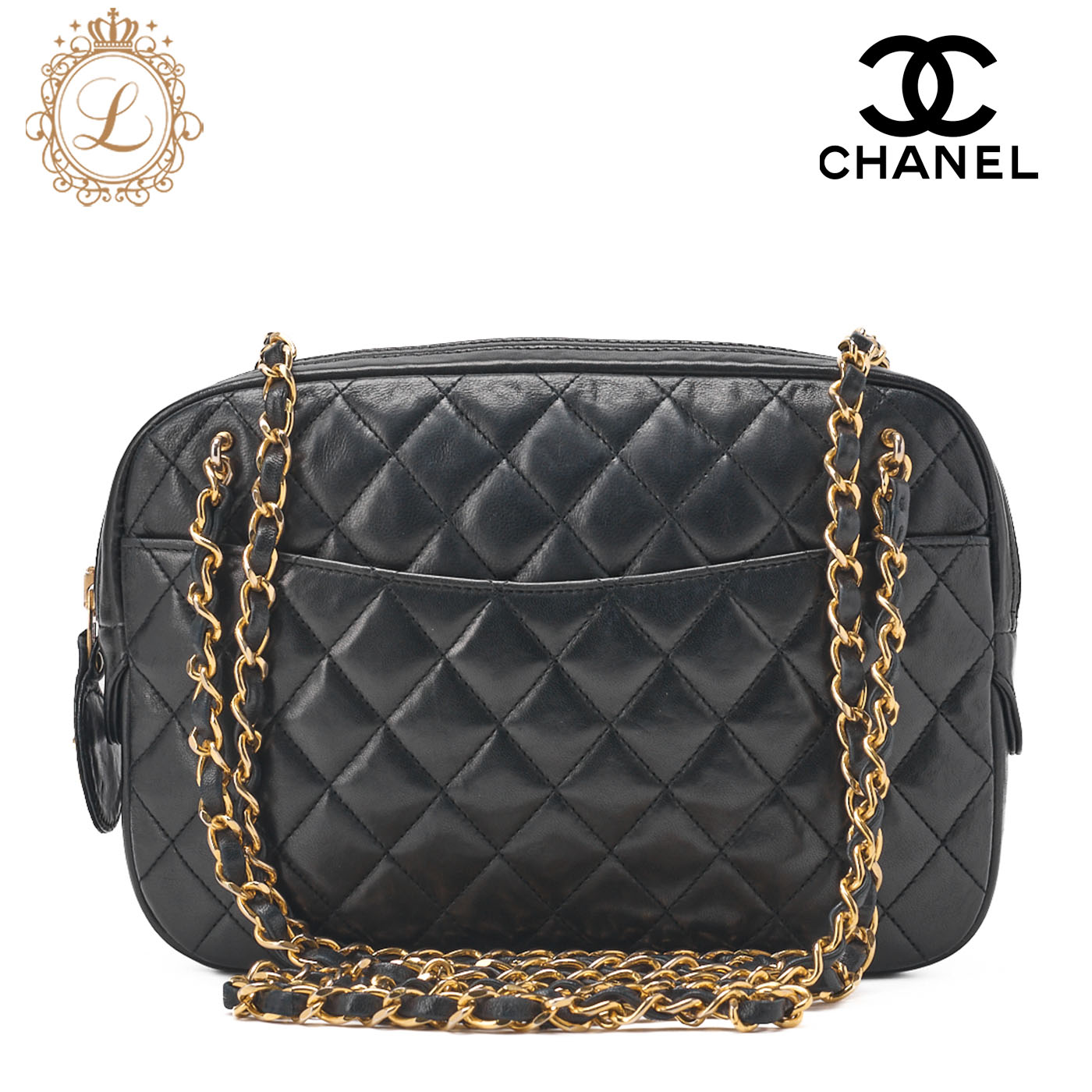 シャネル マトラッセ スエード×レザー チェーンショルダー バッグ フリンジ シャネル マトラッセ スエード×レザー チェーンショルダー