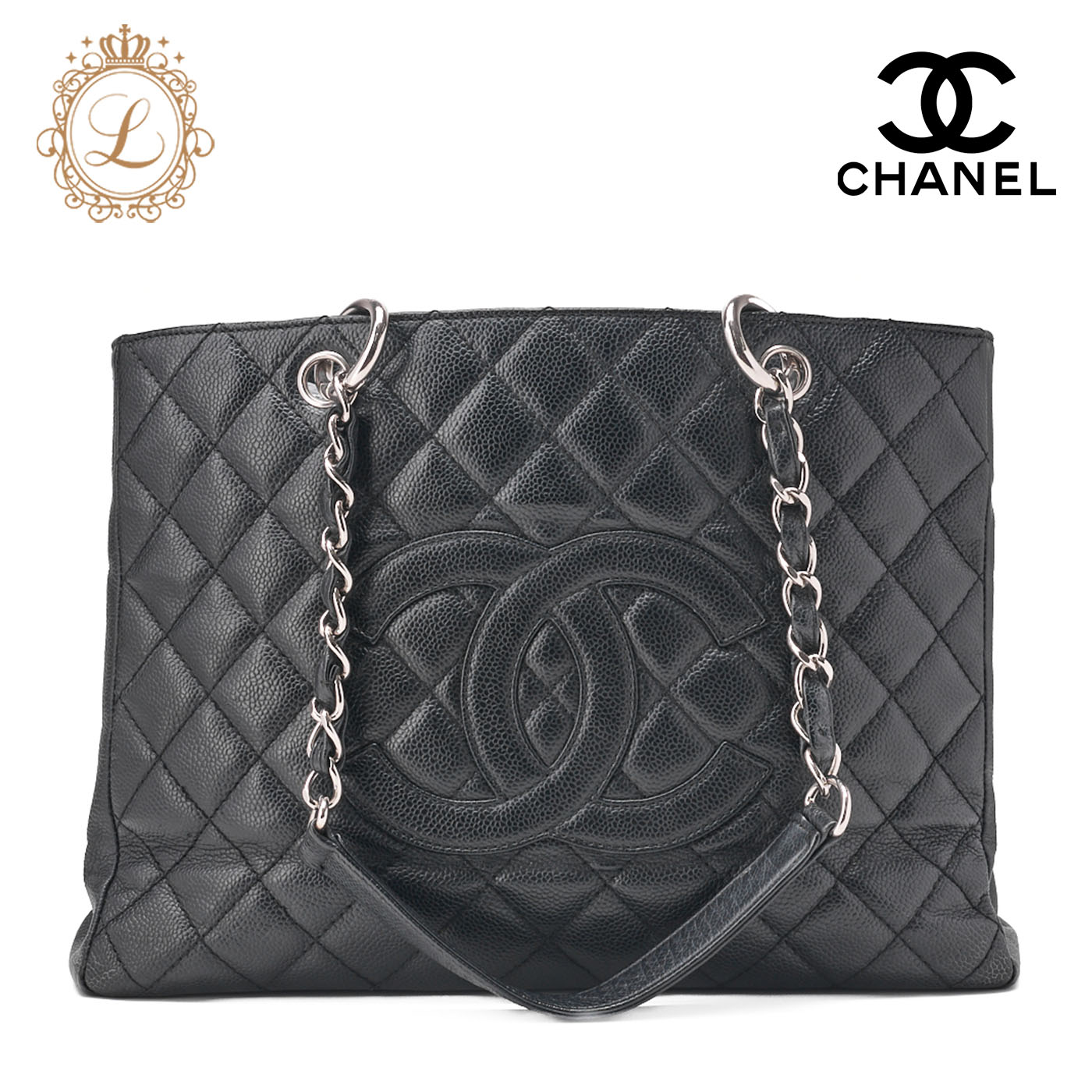 楽天市場】シャネル CHANEL ショルダーバッグ GST キャビアスキン