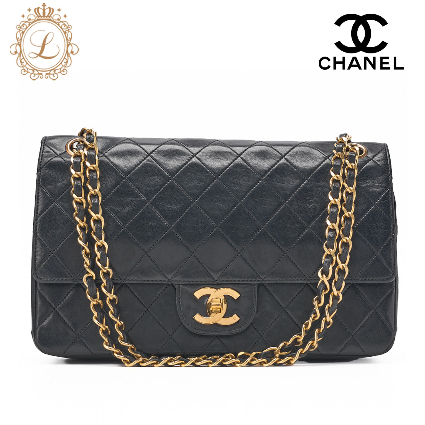 展示品級 シャネル マトラッセ ラムスキン チェーンショルダーバッグ A296 シャネル マトラッセ ラムスキン チェーンショルダーバッグ