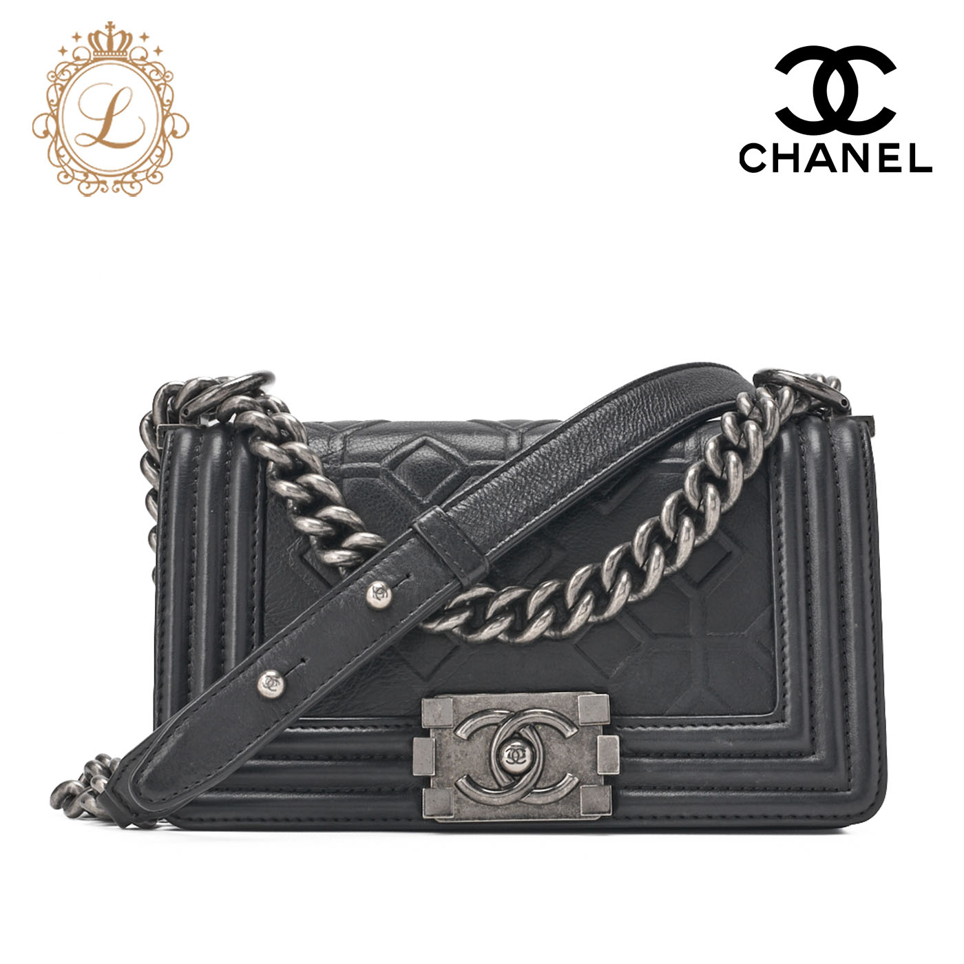 楽天市場】CHANEL シャネル A33008 パイソン チェーンショルダー