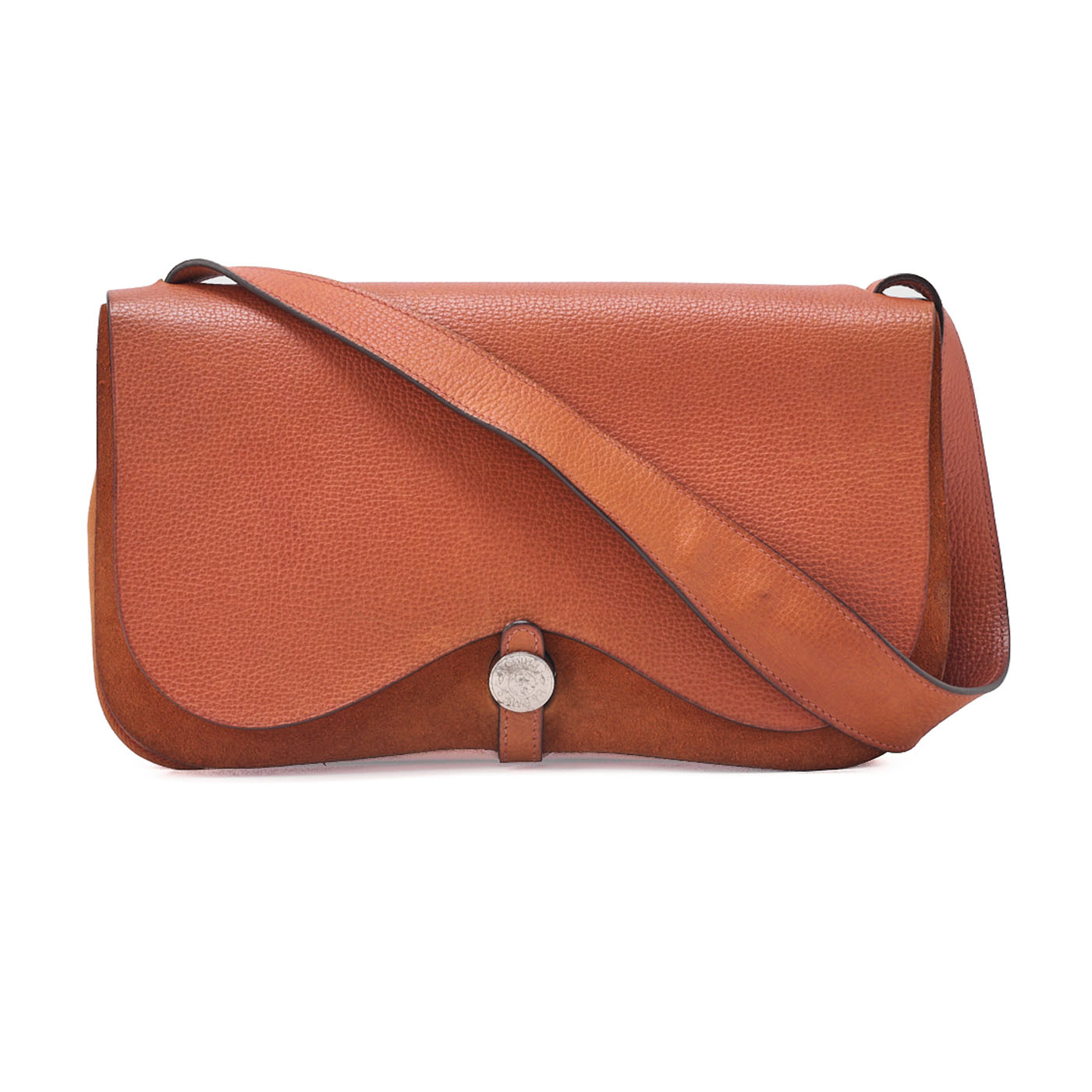 大値引き・エルメス サックコロラドGM レザー ブラウン シルバー金具 大値引き・エルメス サックコロラドGM レザー ブラウン シルバー金具