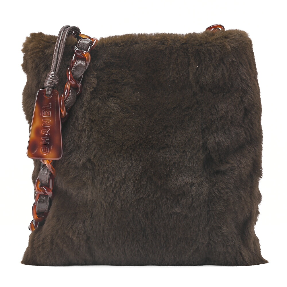 楽天市場】シャネル ラビットファー・チェーンショルダー 【Aランク