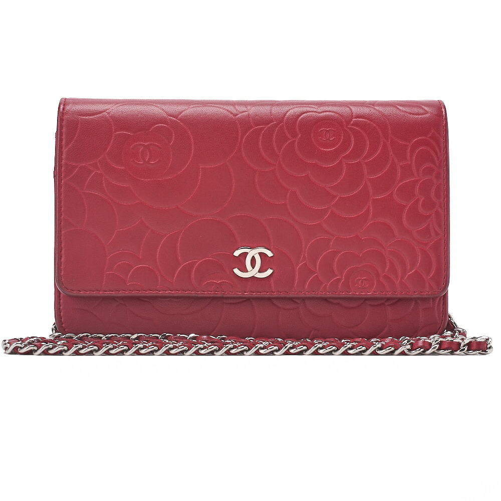 楽天市場】【未使用品】【財布】CHANEL シャネル カメリア チェーン