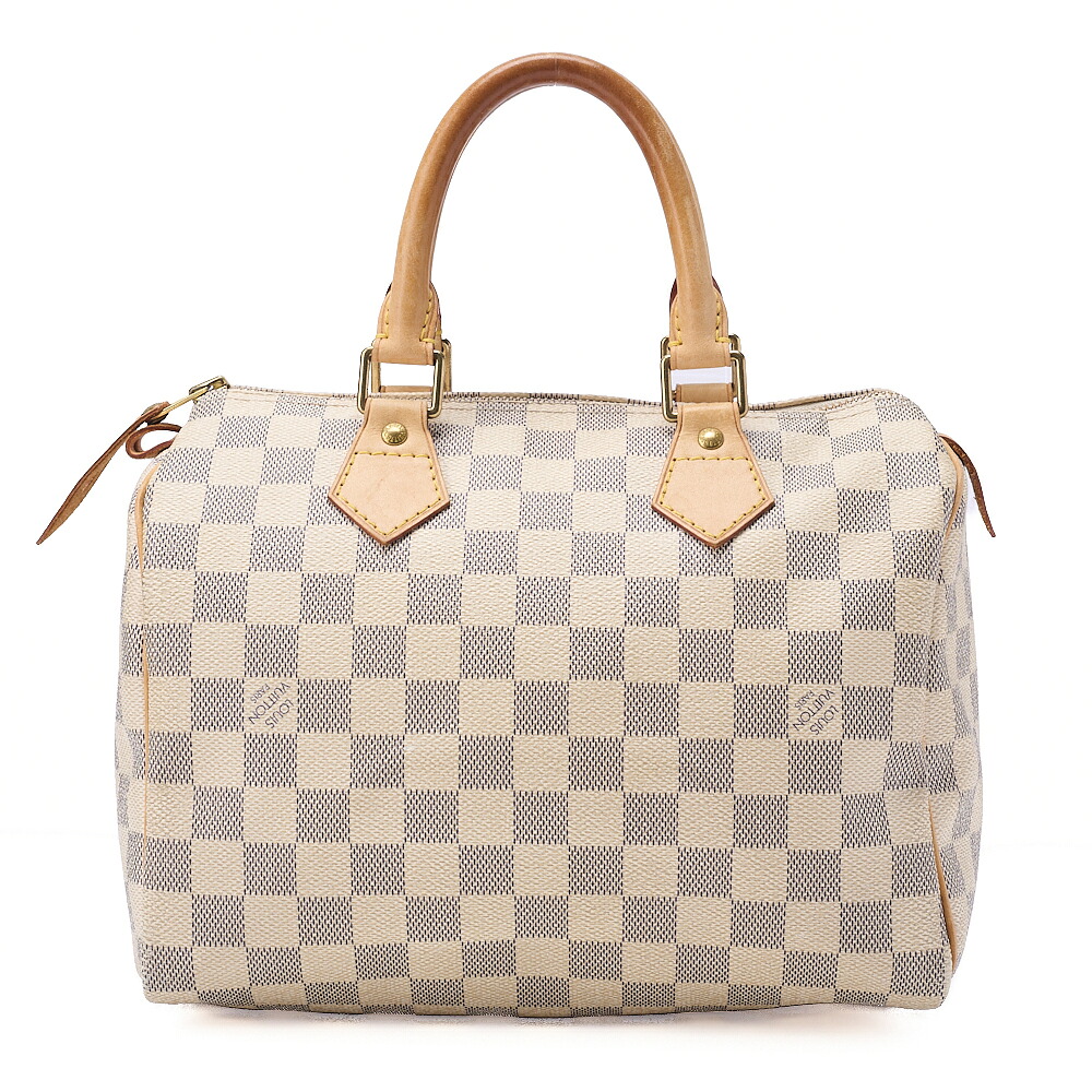 LOUIS VUITTON ルイヴィトン ダミエアズール スピーディ 25 ハンドバッグ N41534 （ゴールド金具）【中古】【送料無料】