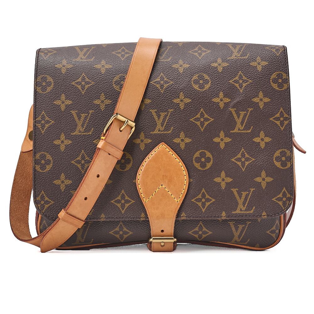 LOUIS VUITTON ルイヴィトン モノグラム カルトシエールGM ショルダー ブラウン （ゴールド金具）ショルダーバッグ M51252【中古】【送料無料】
