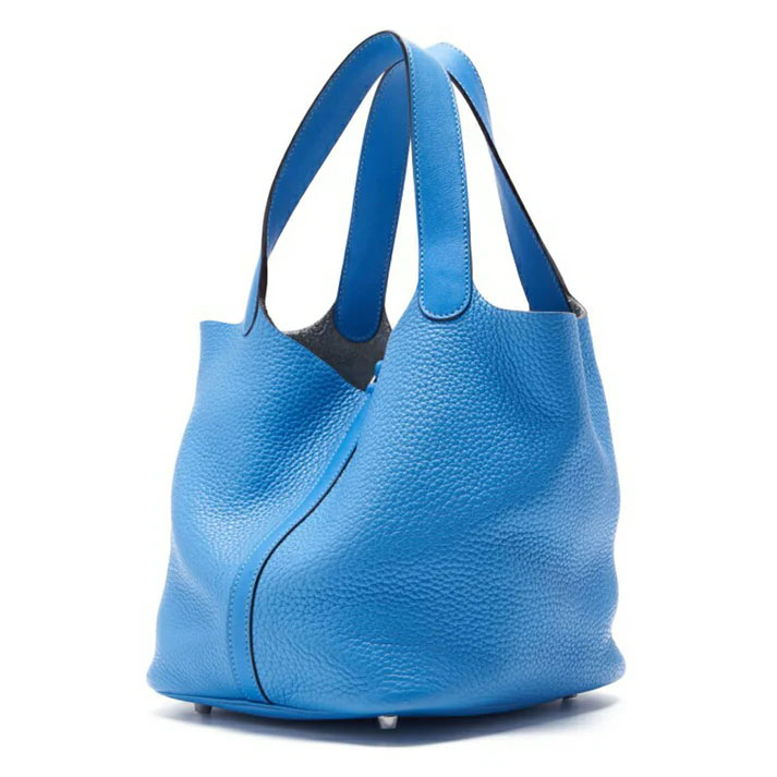 HERMES エルメス ピコタンロックMM ハンドバック トリヨンクレマンス×スイフト ブルーパラダイス Blue paradise（シルバー金具） ハンドバッグ レディースハンドバッグ レディースバッグ ハイブランド【中古】【送料無料】