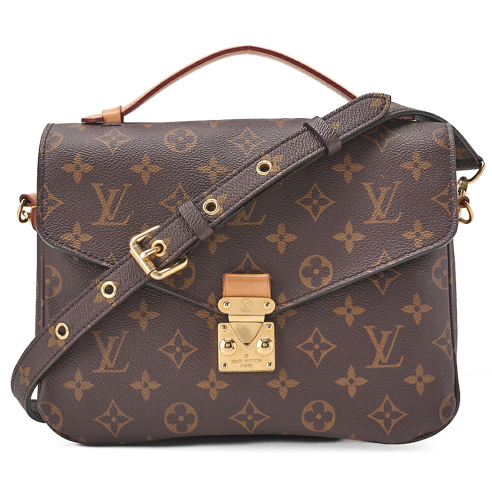 LOUIS VUITTON ルイヴィトン ハンドバッグ モノグラム ポシェットメティスMM 2WAY ショルダー M44875 ブラウン（ゴールド金具）【中古】【送料無料】