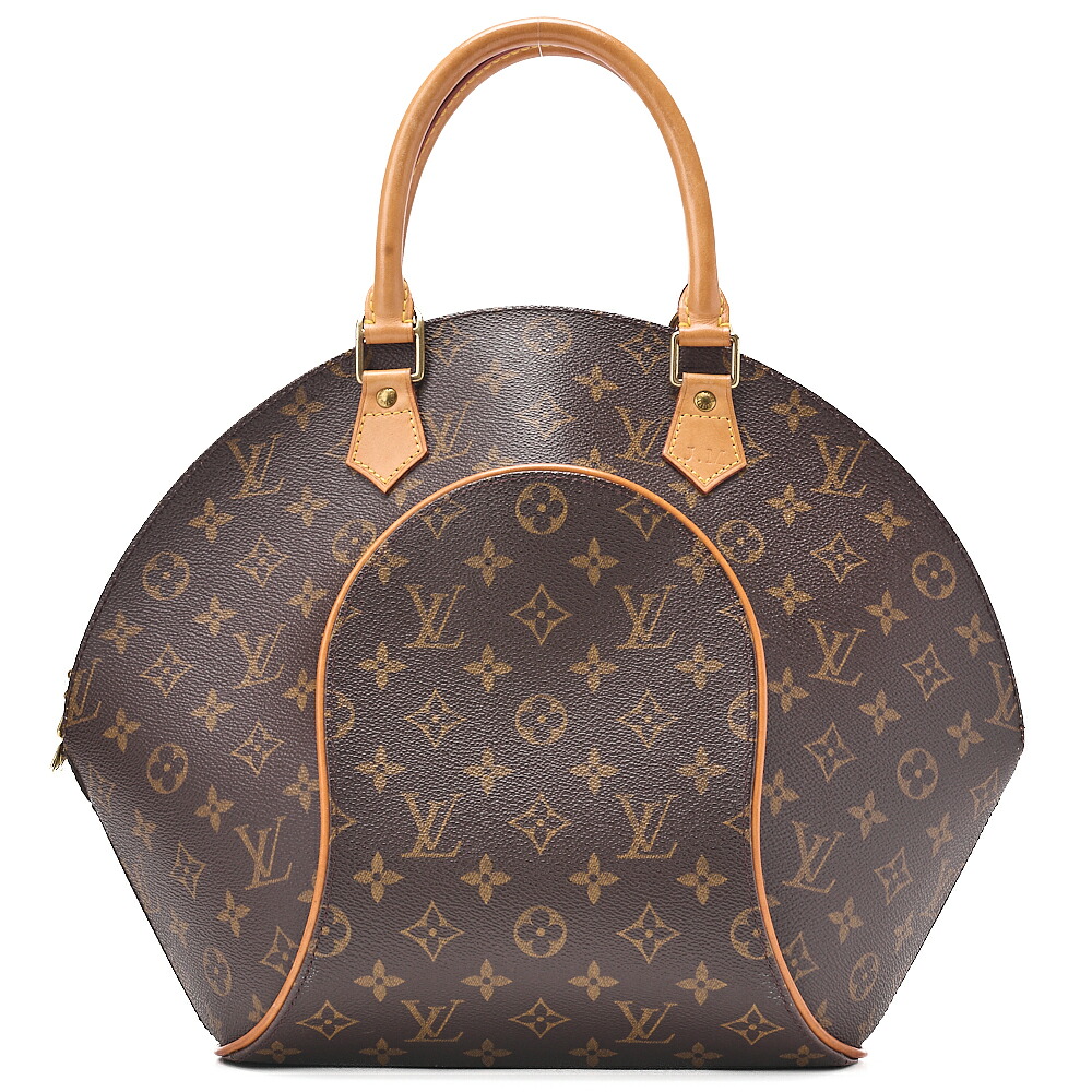 LOUIS VUITTON ルイヴィトン モノグラム エリプスPM M51127 ブラウン ハンドバッグ (ゴールド金具)【中古】【送料無料】