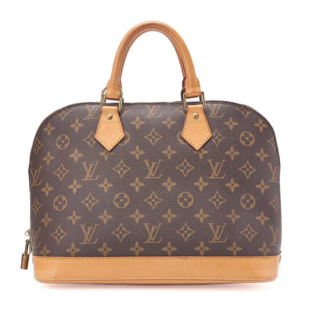 LOUIS VUITTON ルイヴィトン ハンドバック  モノグラム  アルマ PM  N51130  赤銅色（ゴールド金具）【中古】【貨物輸送無料】