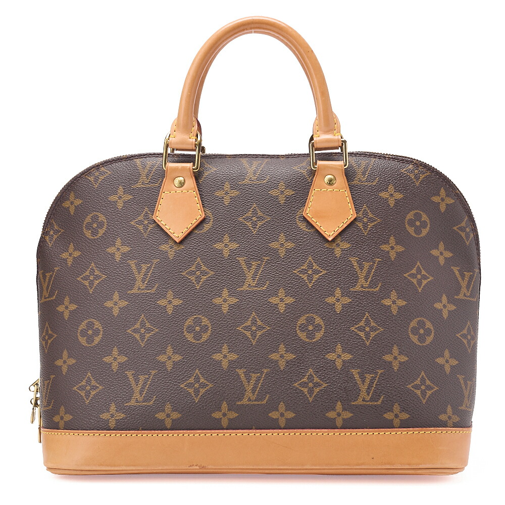 LOUIS VUITTON ルイヴィトン ハンドバック  モノグラム  アルマ PM  N51130  赤銅色（ゴールド金具）【中古】【貨物輸送無料】