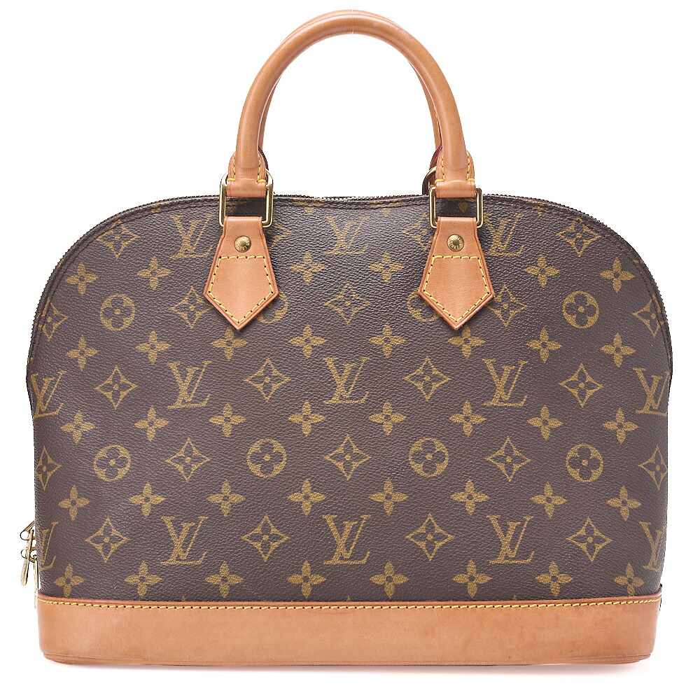 LOUIS VUITTON ルイヴィトン ハンドバック  モノグラム  アルマ PM  N51130  赤銅色（ゴールド金具）【中古】【貨物輸送無料】