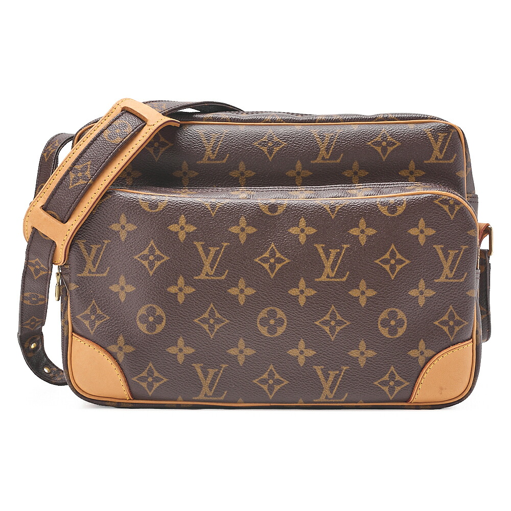 LOUIS VUITTON ルイヴィトン ショルダーバック モノグラム  ナイル M45244 赤銅色（ゴールド金具）【中古】【貨物輸送無料】