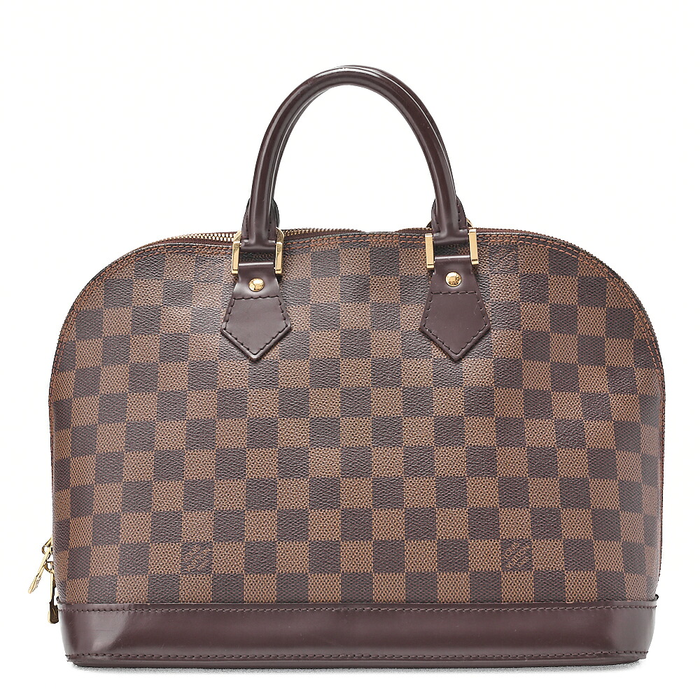 LOUIS VUITTON ルイヴィトン ハンドバック アルマ PM ダミエ N53151 赤銅色 （ゴールド金具）【中古】【貨物輸送無料】