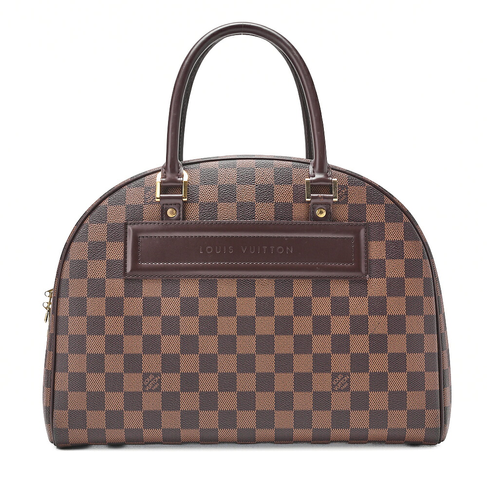 LOUIS VUITTON ルイヴィトン  ダミエ  ノリータ  ハンドバック  N41455  赤銅色 （ゴールド金具）【中古】【貨物輸送無料】