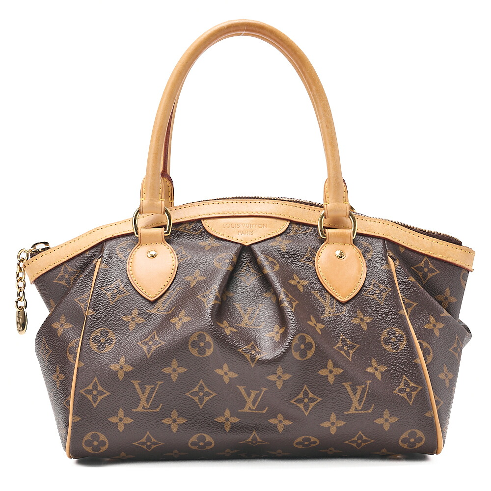 LOUIS VUITTON ルイヴィトン モノグラム ティボリPM ハンドバック 赤銅色 M40143（ゴールド金具）【中古】【貨物輸送無料】