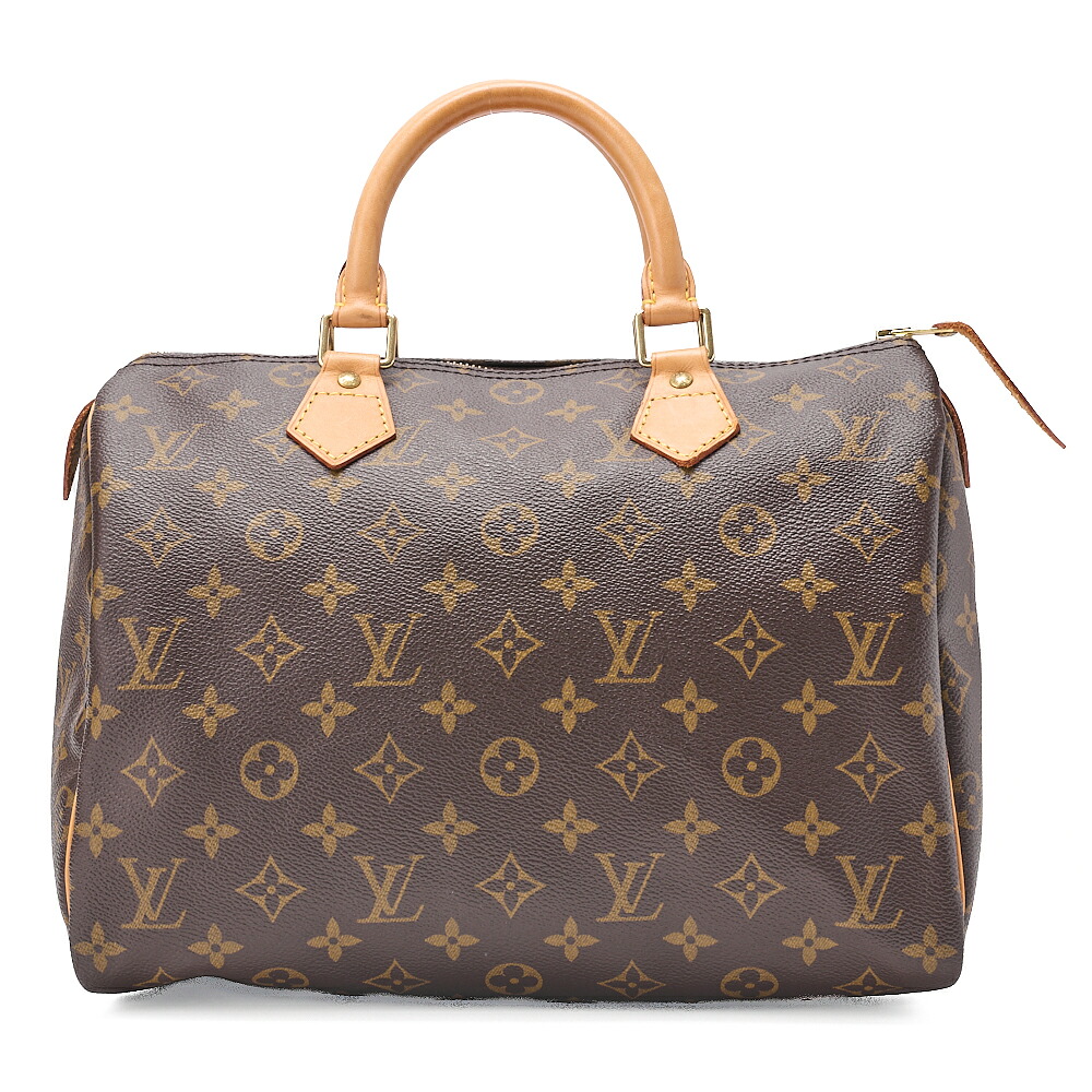 LOUIS VUITTON ルイヴィトン モノグラム  手っとり早い30 ハンドバック M41526  赤銅色 （ゴールド金具）【中古】【貨物輸送無料】