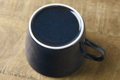 楽天市場 北欧ブルー 深ブルー コーヒーカップ カフェ食器のプチスーベニア