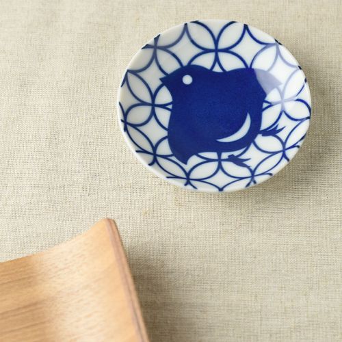 楽天市場】千鳥づくし 9.5cm豆皿 波千鳥 日本製 美濃焼 和食器 丸皿 丸
