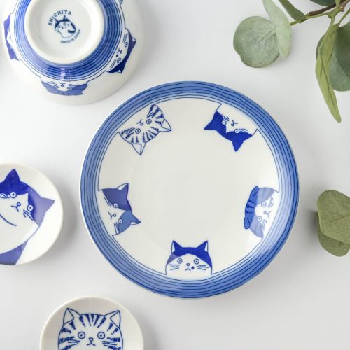 ルータ・インドラシューテ作　中皿　陶器　猫 楽天市場】小皿 12cm かわいい ネコ 猫 皿 お皿 食洗器対応 直径