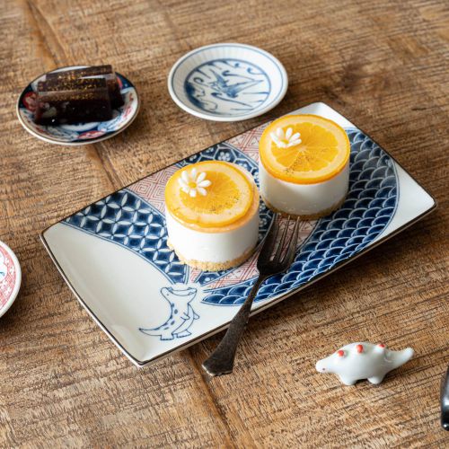 楽天市場】江戸っ子恐竜 良縁竜 大皿 日本製 美濃焼 和食器 丸皿 丸