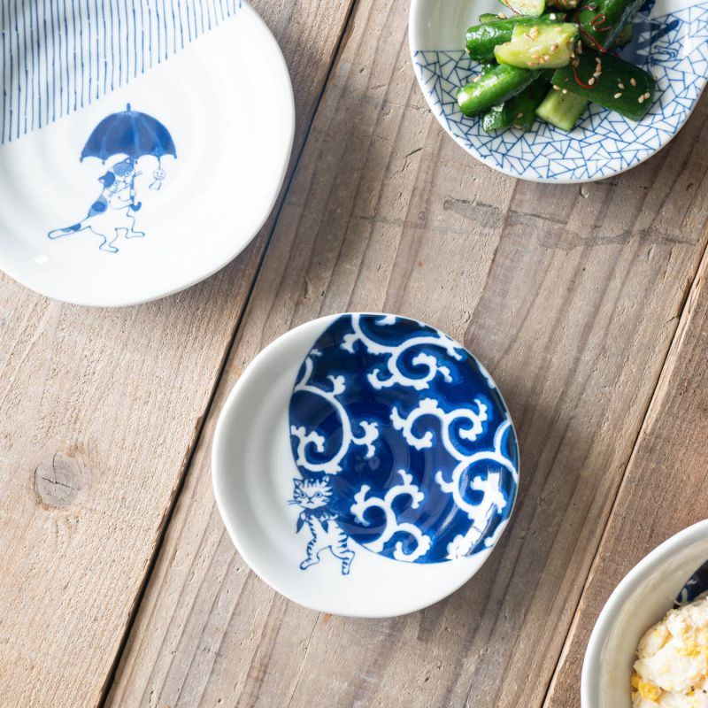 タカラブネ　ネコ　皿 1fd86a15fc587bcb8c6bbd9ab0e2ce