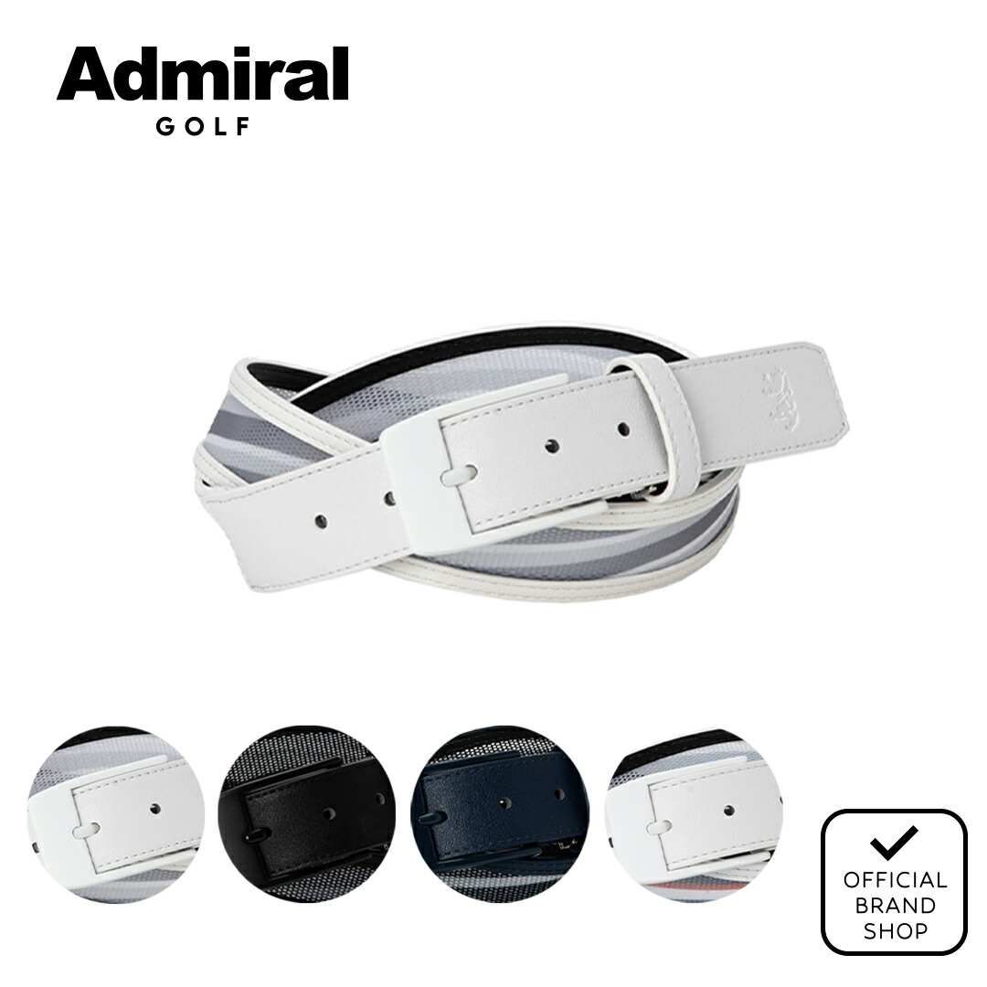 【尾関彩美悠プロ着用】【正規販売店】[Admiral GOLF] ベルトエアースクリーン ユニセックス メンズ レディース ゴルフ ベルト アドミラル ADMB6AV2 ヤマニゴルフ