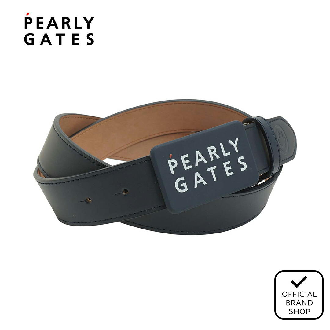 ⭐お買い得２点⭐PEARLYGATES⭐ロゴ⭐ベルト⭐濃紺⭐男女兼用⭐ ゴムメッシュベルト (UNISEX) | PEARLY GATES（パーリーゲイツ