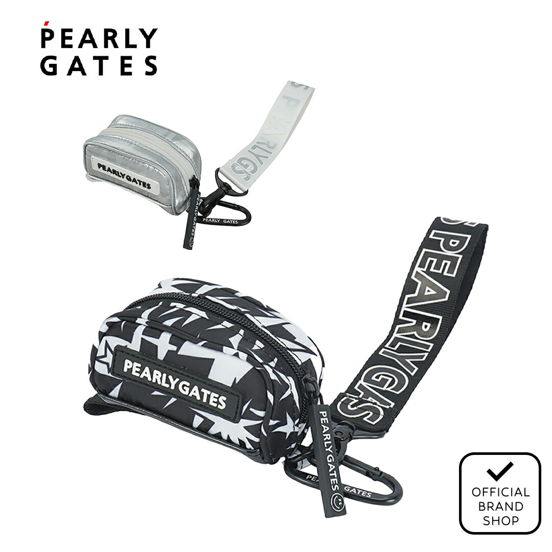 PEARLY GATES パーリーゲイツ  ボールポーチ  ホワイト系  [240101419441] ゴルフウェア ストスト 新品】PEARLY GATES パーリーゲイツ ボールポーチ ホワイト系