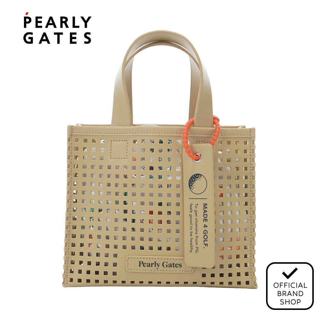 ○★新品未使用 PEARLY GATES フリンジハンドル カートバッグ 白 楽天市場】【美品】パーリーゲイツ メッシュカートバッグ