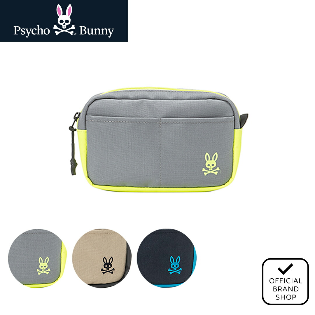【正規販売店】[Psycho Bunny] ポーチPHLPS-B ユニセックス メンズ レディース ゴルフ ポーチ サイコバニー PBMG4FEA ヤマニゴルフ