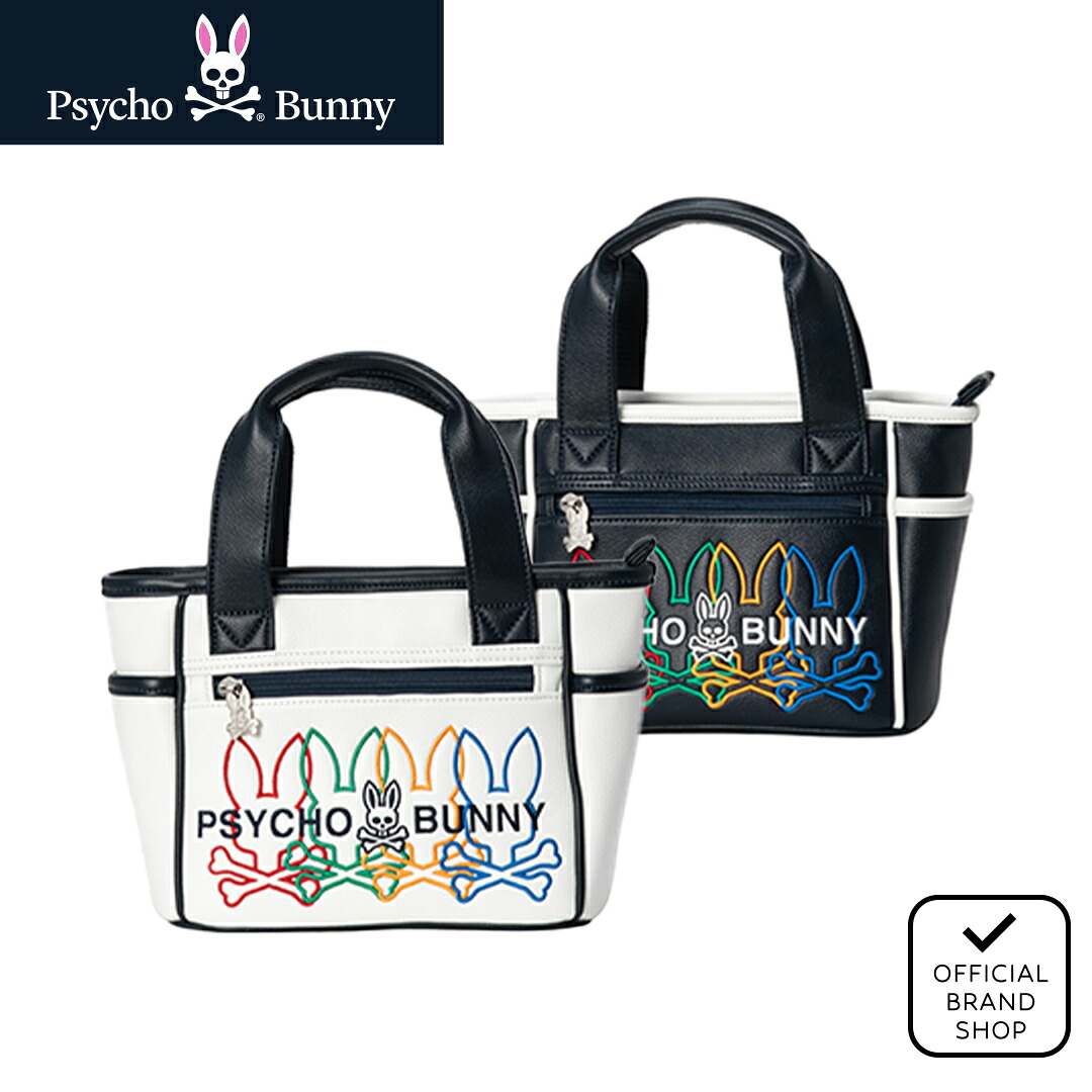 【正規販売店】[Psycho Bunny] ラウンドバッグ LOGOART ゴルフバッグ ラウンドバッグ ゴルフ バッグ サイコバニー PBMG6AB7 ヤマニゴルフ｜YAMANI GOLF 店