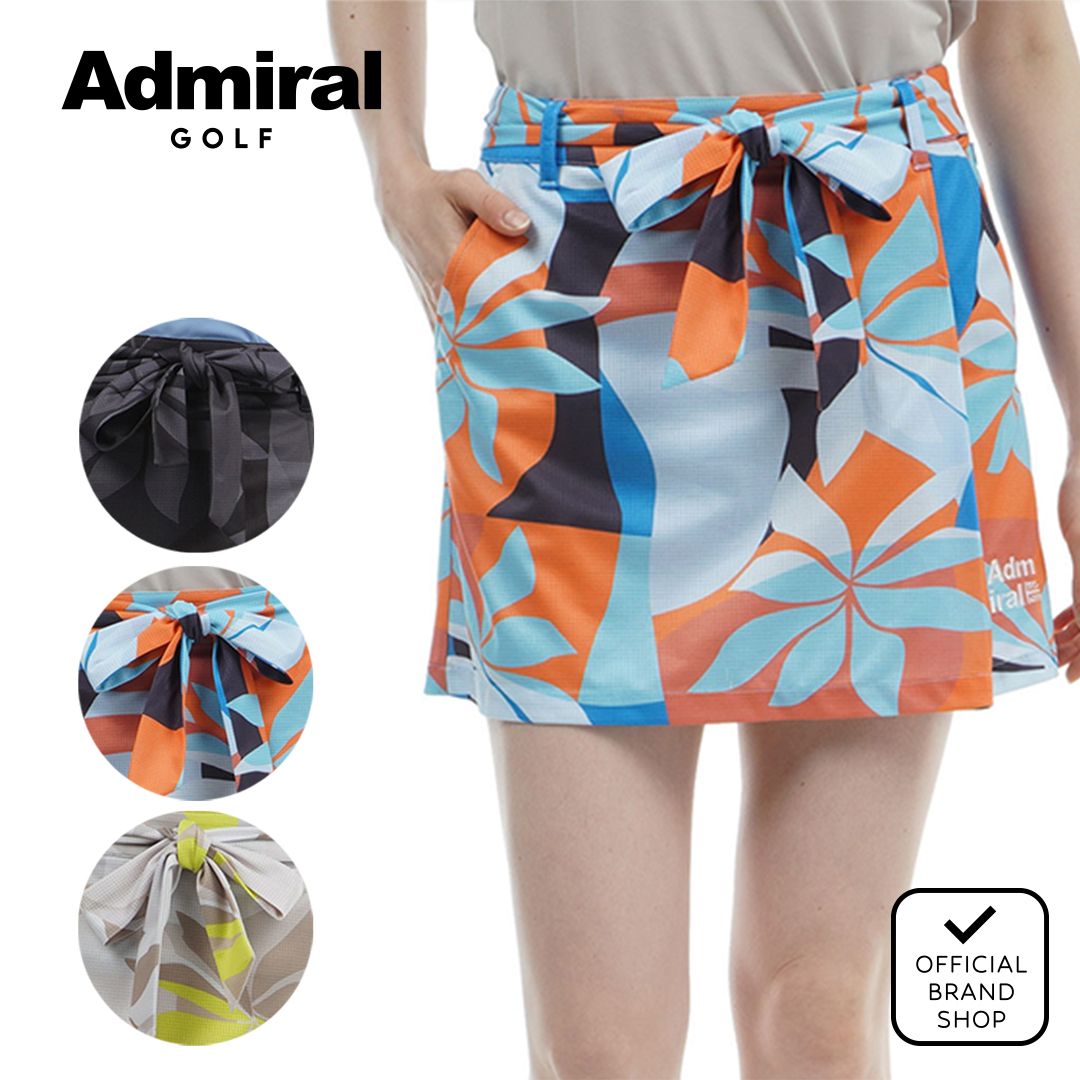 【40%OFF】【正規販売店】[Admiral GOLF] リゾート柄 キュロットスカート ゴルフウェア パンツ ボトムス レディース ゴルフ ウェア キュロット 春夏 セットアップ アドミラル ゴルフ ADLA438 ヤマニゴルフ