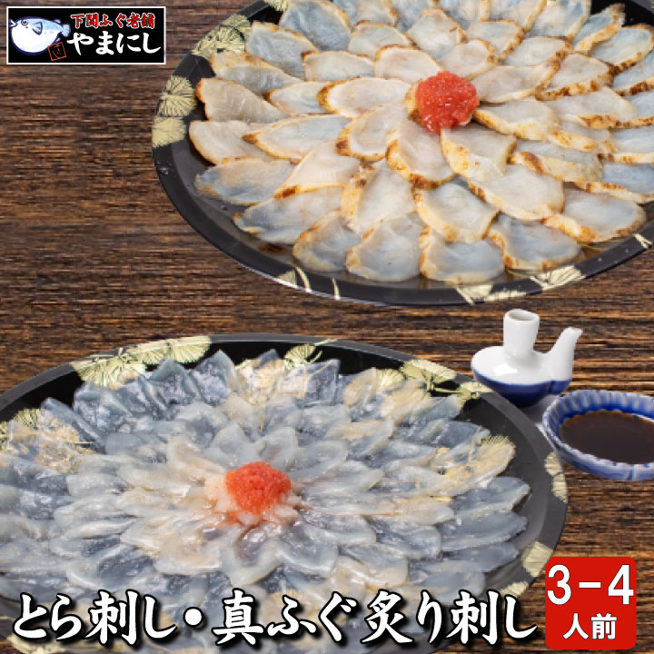 ギフト とらふぐ刺身・真ふぐ炙り刺し食べ比べセット3-4人前 ふぐ刺し フグ ふぐセット 送料無料 ギフト 楽ギフ 包装 ふぐ フグ ふく 河豚 送料無料ギフト グルメ お取り寄せ