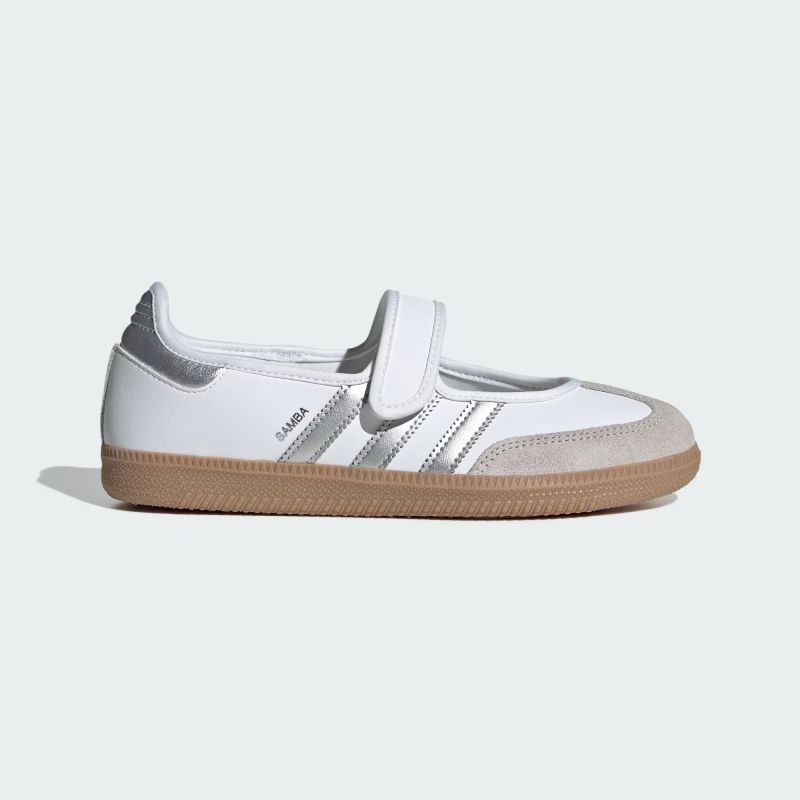 【送料無料】【アディダスオリジナルス/サンバジェーン W】adidas 26Q1 SAMBA JANE W フットウェアホワイト/シルバーメタリック/ガム KJ3785