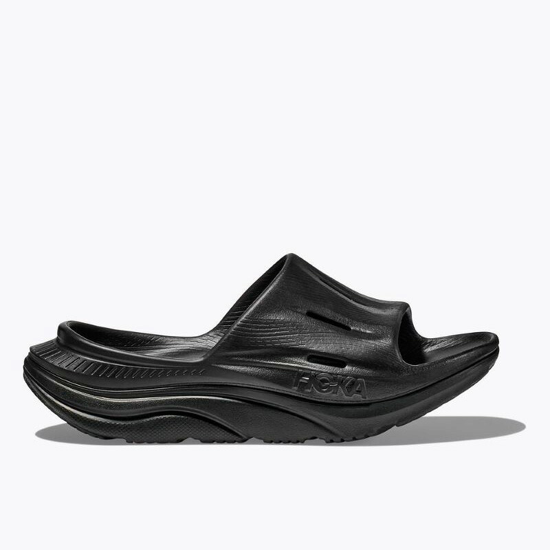 【送料無料】【リカバリースライド】【ライフスタイル】HOKA ONE ONE ホカ C/O U ORA RECOVERY SLIDE 3 1135061-BBLC ユニセックスサンダル Black/Black