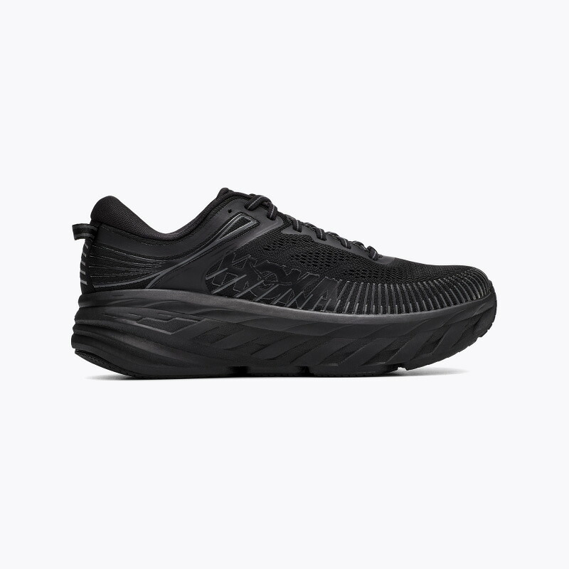 【送料無料】【ホカ/ランニングシューズ/M ボンダイ 7】HOKA S26 1/30 M BONDI 7 BLACK / BLACK 1110518-BBLC｜山男footgear